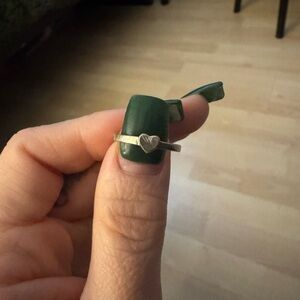 Silver Tiffany Heart Ring